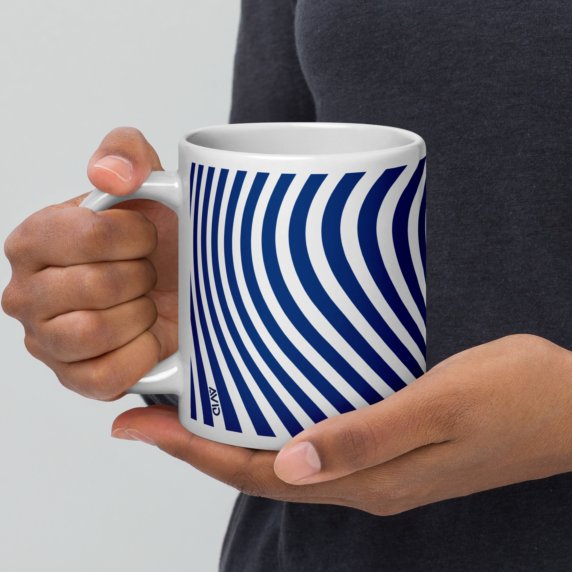 Blue Wave - White Glossy Mug